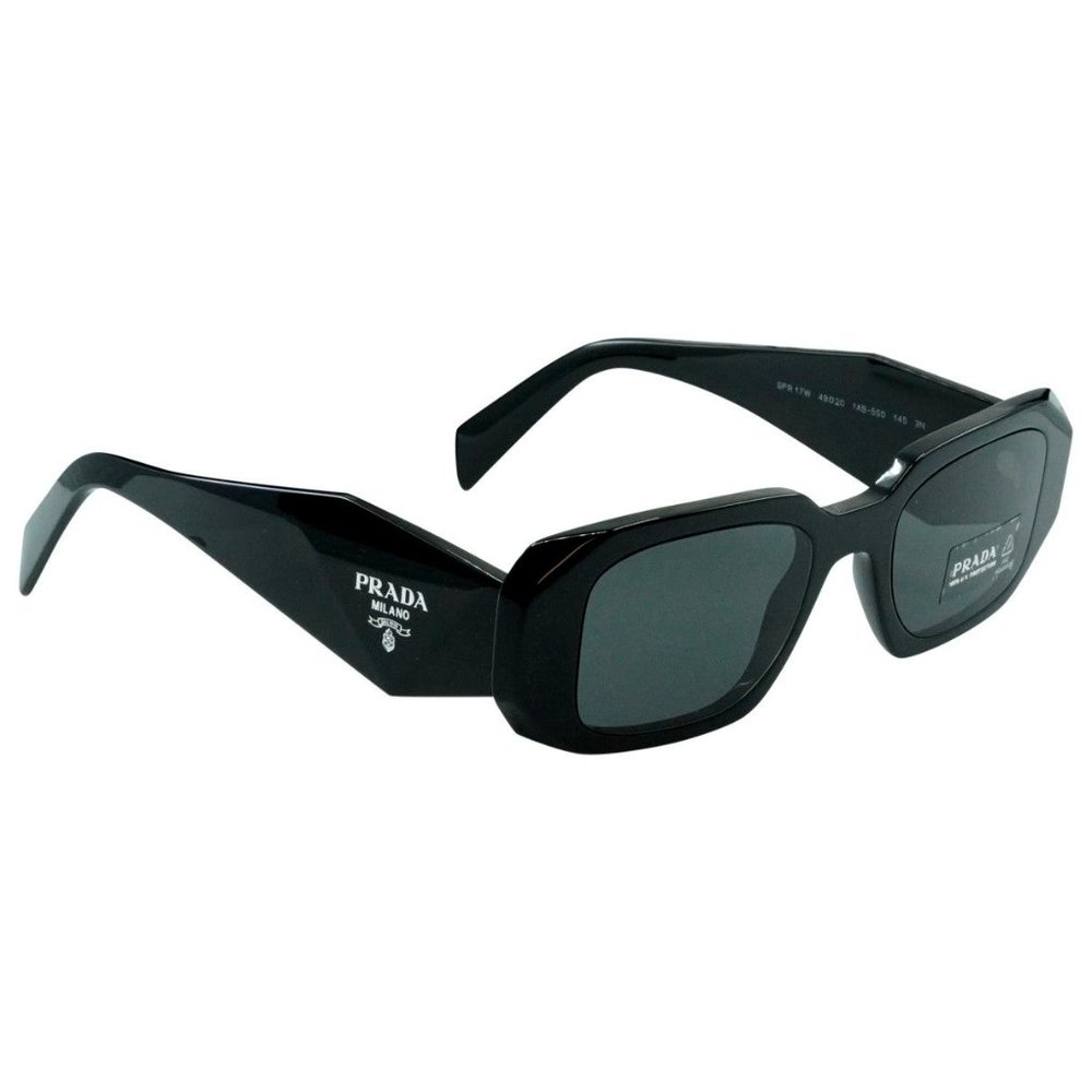 PR 17WS 1AB5S0 BLACK DARK GREY AUTHENTIC SUNGLASSES MADE IN ITALY